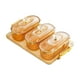 thumbnail image 3 of Plato para servir bocadillos de frutos secos, recipiente para bocadillos, plato para bocadillos, bandeja para frutos secos, aperitivo naranja, 3 of 9
