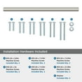 thumbnail image 5 of Amerock Bar Pulls 12 inch (305mm) Center-to-Center Satin Nickel Appliance Pull, 5 of 8