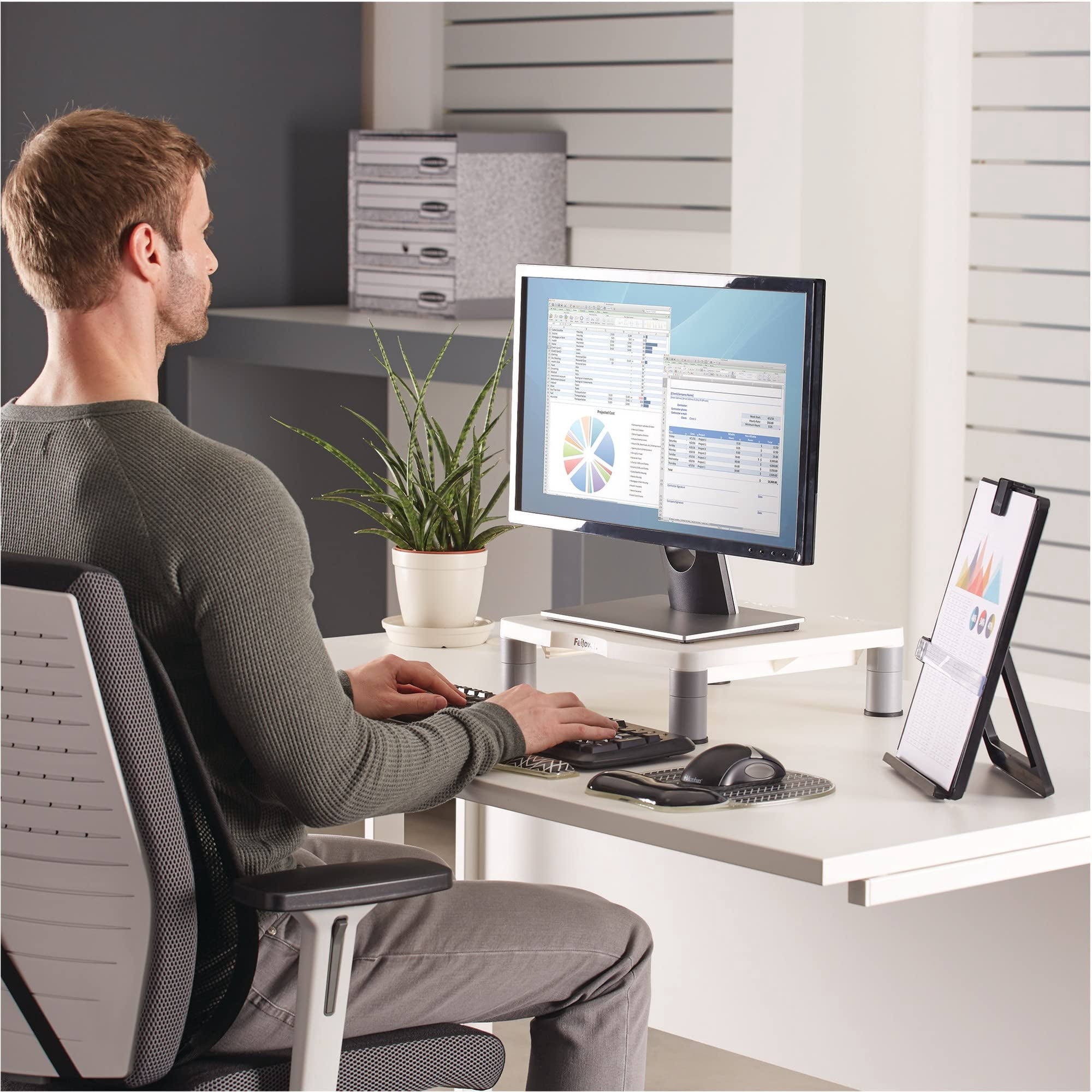 FELLOWES STANDARD MONITOR RISER