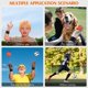thumbnail image 5 of Pelota Skylety para devolver la muñeca, 6 piezas, para fiestas infantiles, 5 of 7