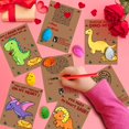 thumbnail image 4 of Set de regalo de tarjetas de dinosaurios con huevos sorpresa para San Valentín para niños choopheme, 4 of 7