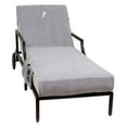 thumbnail image 1 of Linum Home Textiles Monogrammed Chaise Lounge Cover with Side Pockets, 1 of 11