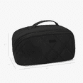 thumbnail image 3 of Quilted Makeup Bag Organizer – Hynes Eagle – Black, 3 of 9