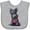 AC-Heather Grey, variant on Inktastic Scottie Dog in Plaid Boys or Girls Baby Bib