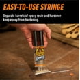 thumbnail image 4 of Gorilla Glue Epoxy Resin and Hardener Clear 0.85 oz Syringe, 4 of 11