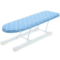 Supvox SkyBlue Foldable Ironing Board for Home Use Compact Design Cloth Material 28 x 12 Inches