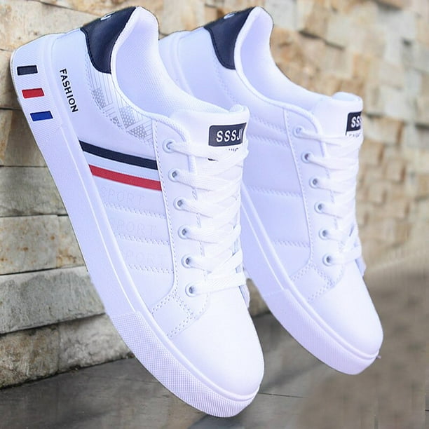 Zapatillas vulcanizadas blancas para ninos zapatos comodos planos baratos para hombres zapatillas de moda otono primavera 2022 Tan Jianjun unisex Walmart en linea
