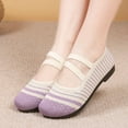 thumbnail image 6 of Sngxgn Women's Casual Flat Shoes for Women Ladies(Purple,41), 6 of 7