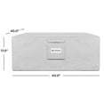 thumbnail image 3 of Real Flame Sedona Fabric 40" Square Fire Pit Protective Cover in Light Gray, 3 of 3
