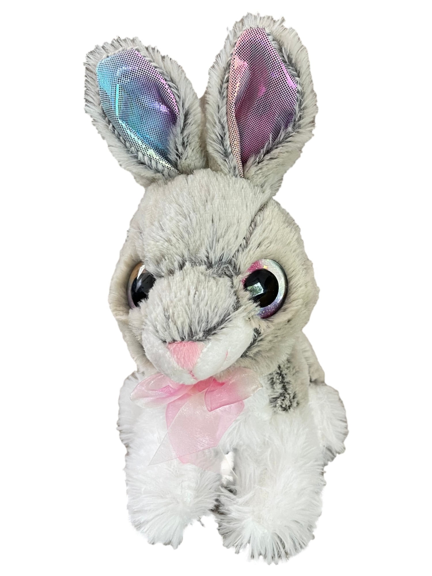 Easter Plush Small Gray Bunny Rabbit 8