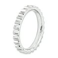 thumbnail image 4 of Sterling Silver Stackable Expressions Rhodium Ring, 4 of 11