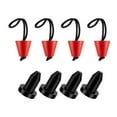 thumbnail image 4 of 8Pcs Kayak Scupper Plugs Durable with Lanyard Sit on Top Replacement Kayak Drain Red, 4 of 7