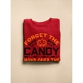 thumbnail image 3 of Forget Candy, Hand Over Treats Sweatshirt Women -Image by Shutterstock, Female 4X-Large, 3 of 4