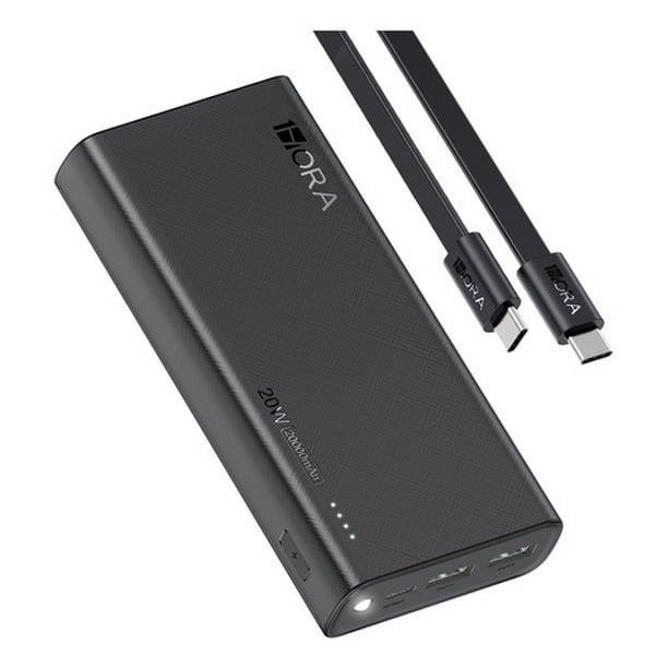 Power Bank 1Hora 20000 mAh Carga Turbo QC 3.0 20W