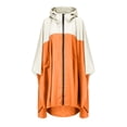 thumbnail image 4 of Lightweight Rain Poncho Jacket Coat For Women With Hood And Secure Pockets, 4 of 6