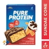 Pure Protein Bars, Sundae Cone, 19g Protein, Gluten Free, 1.76 oz, 4 Ct