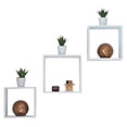 thumbnail image 1 of Repisas Flotantes Cuadradas Minimalistas Set premium Blanco, 1 of 3