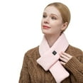 thumbnail image 2 of GRNSHTS Heated Scarf, Winter Warm Three-speed Adjustable Heating Scarf USB Heated Scarfs for Men Women (Pink), 2 of 3