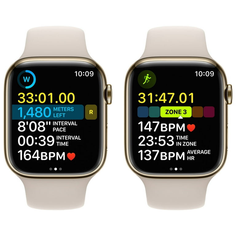 Restored Apple Watch Series 8 (GPS, 45mm) - Gold Stainless Restored Apple Watch Series 8 (GPS, 45mm) - Gold Stainless