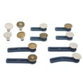 thumbnail image 1 of Bouton d'Extension de Pantalon, 12 Pcs Anneau en Silicone Souple Multi-Usage pour Vêtements, 1 of 8