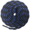 thumbnail image 1 of DELELE 2 Paires Lacets Ronds Antidérapants pour Escalade en Plein Air Bleu&Noir Lacets de Randonnée Hommes Femmes-55.12 Pouces, 1 of 10