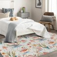 thumbnail image 4 of Flamingo Rugs for Living Room Bedroom - Flower Rug 5x6 - Colorful Carpet for Home Decor - Washable Non Slip Patterned Indoor Large Area Rug - Soft & Low Pile (ZL&730), 4 of 7