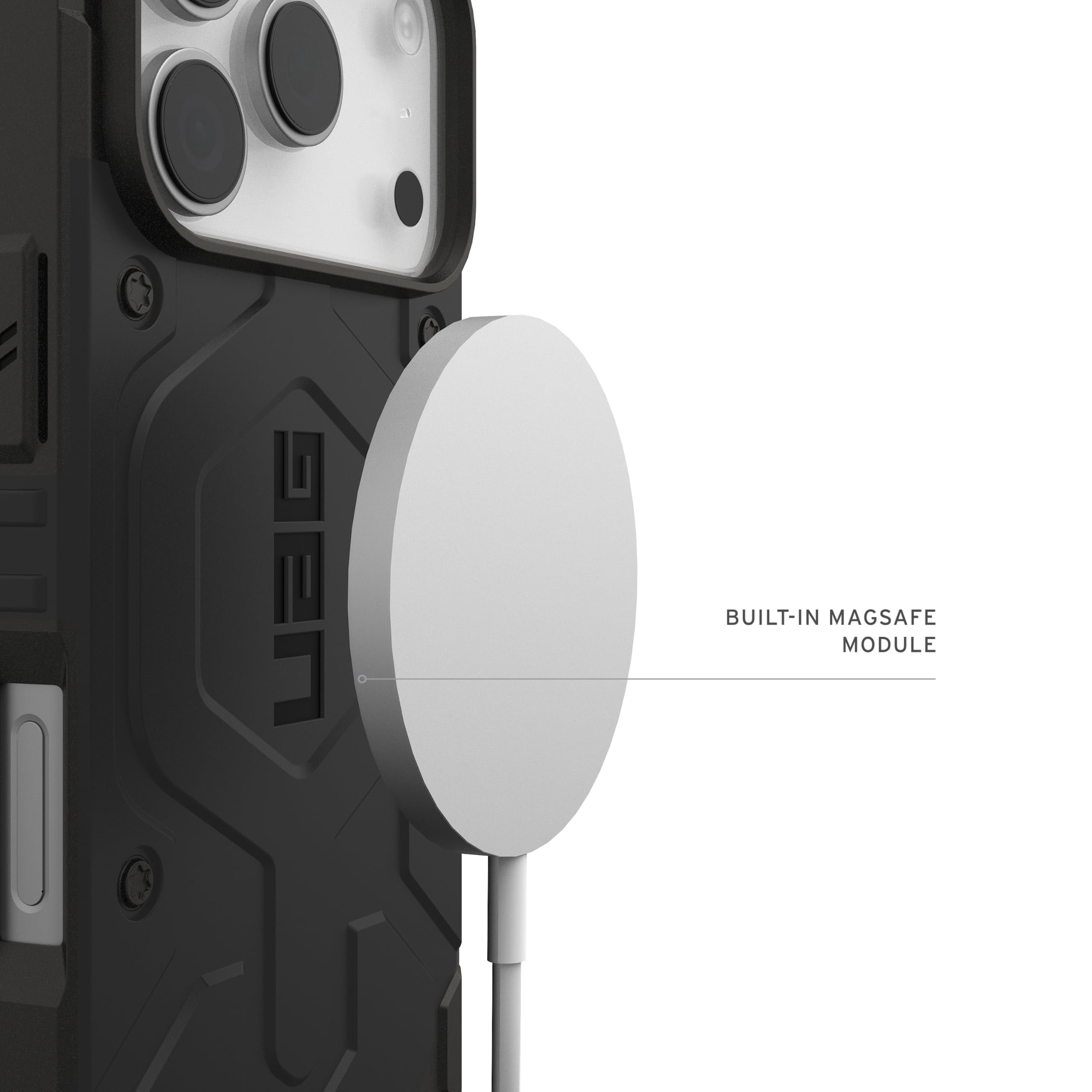 UAG iPhone 17 Pro Case Pathfinder - Compatible with MagSafe Military Grade Protective Cover, Black