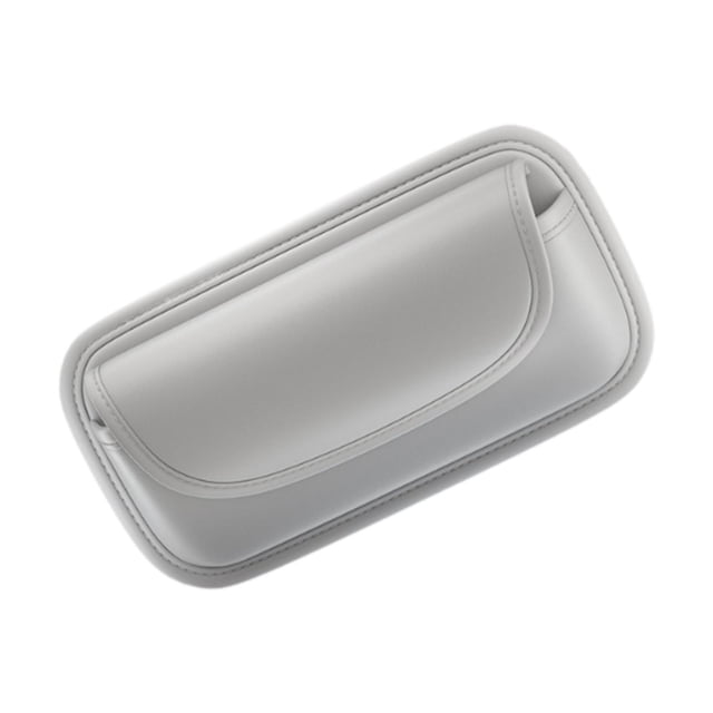Portagafas para el vehículo, práctico organizador para gafas y documentos Gris