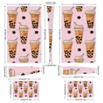 thumbnail image 3 of Skin Sticker for PS5 Slim Standard Disc Digital Edition Console and Controllers Decals for Playstation 5 (Boba Milk Tea,PS5 Digital Edition), 3 of 5