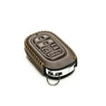 thumbnail image 3 of Vitodeco Leather Key Fob Case Compatible with Honda Civic, Civic Hatchback, Accord, HR-V, CRV, Pilot, Passport 2023 - 2026 (5-Button, Brown), 3 of 6