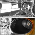 thumbnail image 6 of DNA Motoring For 2001-2003 Honda Civic JDM Black Amber Headlight Replacement Pair, 6 of 6