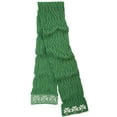 thumbnail image 4 of SAOL Irish Aran Knitted Shamrock Scarf 100% Premium Soft Merino Wool Women`s Oversized Loop Scarf from Ireland, 4 of 4
