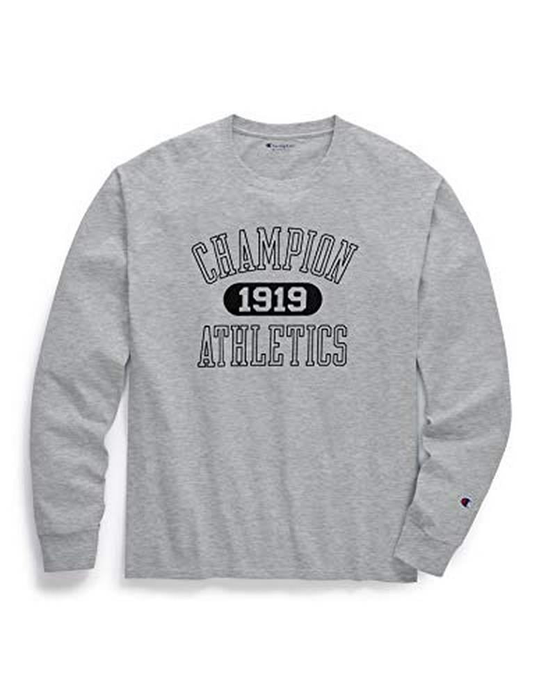 Champion - Champion Mens Jersey LS Athletic Tee - Walmart.com - Walmart.com