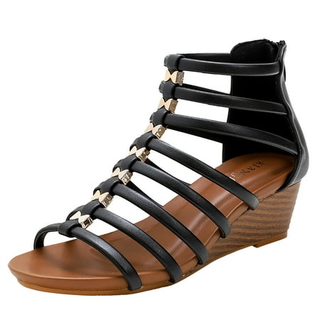 

Sngxgn Women’s Flirty Braidy Premier Leather w/Single Braided StrapShower Slippers Black 9