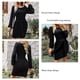 thumbnail image 5 of Vestido casual, vestido de mujer con cuello redondo, vestido de fiesta meticulosamente diseñado, 5 of 6