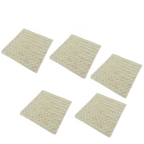 500PCS Anti-Collision Silicone Rubber Feet Bumpons Clear Round Self Adhesive Anti Slip Circle