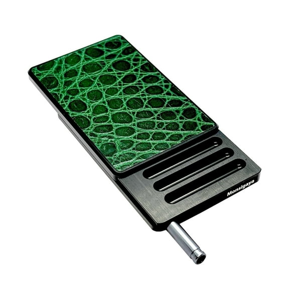 8 Compartment Metal Snuff Storage Box  Black