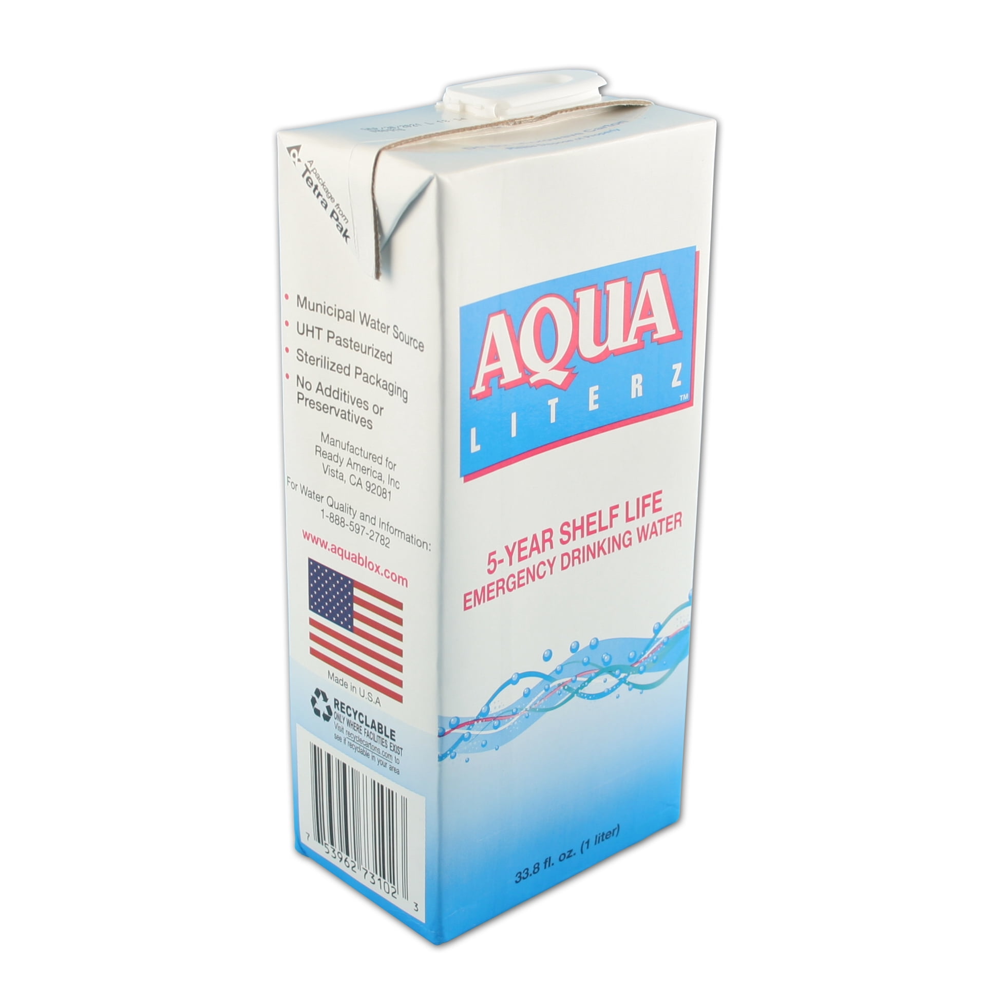 Ready America 4 Person Emergency Kit with Food, Water, and First-Aid Supplies