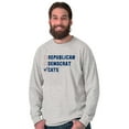 thumbnail image 5 of Cat Political Funny Election Politics Long Sleeve TShirt Men Women Brisco Brands S, 5 of 5