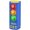 blue, variant on Rechargeable Traffic Light Countdown Timer with Digital Display, White