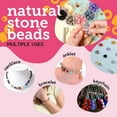 thumbnail image 6 of Jump Rings Rock Kits Incraftables Incraftables Natural Stone Beads 12 Colors 240pcs Set for DIY Jewelry Making, 6 of 10