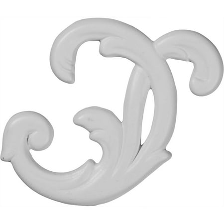 4 1/2"W x 3 7/8"H x 1/4"P Oslo Scroll Onlay, Right