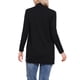 thumbnail image 3 of Cárdigan Abierto Inspire Chic para Mujer, Suéter de Punto Casual de Manga Larga, Elástico y Suave para Otoño e Invierno, Color Negro, 3 of 6