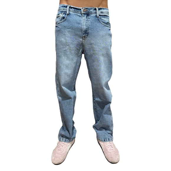 Jeans Recto de Mezclilla SAVI JEANS Azul Claro de Hombre