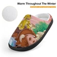 thumbnail image 4 of Kids The Lion King Slippers Boys Girls Non-Slip Fuzzy House Slippers Warm Soft Plush Winter House Shoes Slip-On Shoes, 4 of 7