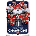 thumbnail image 2 of NHL Florida Panthers - 2024 Stanley Cup Champions Canvas Wall Poster, 22.375" x 34", 2 of 4