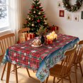 thumbnail image 4 of Tchckioa Christmas Snowflake Rectangle Tablecloth,60x120 Inch Oil-resistant Table Cover for Kitchen Holiday Decor, 4 of 7