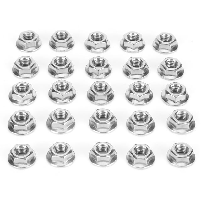Écrou à Bride, 25 Pcs Matériel Antirouille pour Accessoires de Serre M6