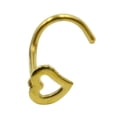 thumbnail image 6 of Jiaroswwei 1 Pc Stainless Steel Heart Shape Piercing Nose Ring Fashion Unisex Punk Jewelry, 6 of 6