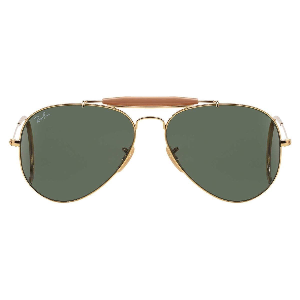 Ray-Ban RB3574-N 001/71 Sunglasses Gold Green Lenses 59-14-145 READ DESC Italy Sunglasses Ray-Ban Blaze Round RB 3574N (001/71) RB3574N  main image 4